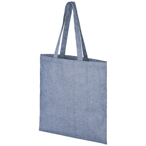 Tote bag promotionnel recyclé 210g - Pheebs Bleu bruyère